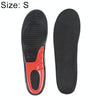 1 Pair Military Training Shock Resistance Sports Insoles Soft and Comfortable Stretch Thick Insoles, Size: S(34-37 Yards)(Black)
