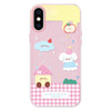 For iPhone X / XS Skin Feeling Jelly TPU Hybrid PC Phone Case(Weather Pink)