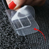 20pcs Car Floor Mats Trunk Mat Buckles Double-sided Adhesive Fixing Stickers(Transparent)