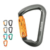 XINDA XD-8128 Outdoor Rock Climbing Load-bearing Carabiner Survive Kits, Color: Threaded-Gray