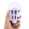 E27 15W White Light + 365 NM Purple Light Mosquito Killer Bulb Lamp, Fly Pest Insects Reject Zapper LED Ball Steep Light, AC 175-265V