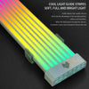 AOSOR AL300 Computer Glow Line ARGB Neon Cable Motherboard Chassis Light Strip Light Board Decoration(White)