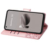 For Asus Zenfone 10 Butterfly Love Flower Embossed Leather Phone Case(Rose Gold)