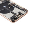 iPhone 11 Pro Max Gold Back Cover Assembly with Side Keys & Charging Port