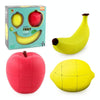 Fruit Cube 1:1 Simulation Puzzle Decompression Alien Cube Toy, Colour: Apple Banana Lemon Set