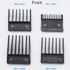 4 In 1 Hair Clipper Limit Comb Barber Tool Accessories(Black)