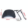DF016-C Motorcycle Front Windshield for Benelli Leoncino Trail 500(Black)