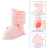Silicone Dog Boots, Waterproof, Yellow, L (5.5cm x 4.2cm)