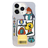 For iPhone 11 Pro Christmas Series PC Full Coverage Pattern Phone Case(CW049 White)