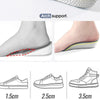 2.5CM Increase Height Men  Insoles Light Weight Soft Elastic Arch Support Shoes Pads