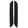 2 PCS Universal Car Auto Rubber Body Bumper Guard Protector Strip Sticker(Black)