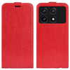 For Xiaomi Redmi K70 R64 Texture Single Vertical Flip Leather Phone Case(Red)