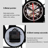 12 Inch Vinyl Record Wall Clock Haircut Girl 3D Retro Clock Living Room Decoration Quartz Wall Clock,Style: Without Light