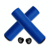 MEROCA Mountain Bike Grip Cover Shock Absorbic Silicone Handlebar Sponge Cover(Blue)