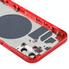 iPhone 12 Back Cover Replacement (Red) with SIM Tray & Lens