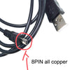 20 PCS 8Pin SLR Camera Cable USB Data Cable For Nikon UC-E6, Length: 1m Without Magnetic Ring