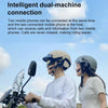 TWVC Motorcycle Bluetooth Headset Wireless Stereo Moto Helmet Headphones With Thick Clip Base