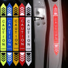 5sets Car Opening Door Anti-Collision Safety Warning Reflector(Fluorescent Green)