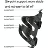 Glass Fiber Water Pot Frame Bicycle Plastic Water Cup Holder(Black)