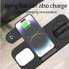 For Samsung Galaxy Watch B21 6 in 1 Mobile Phone / Earphone Universal Foldable Wireless Charger(Black)