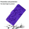 For Asus Zenfone 9 Tiger Embossing Pattern Flip Leather Phone Case(Purple)