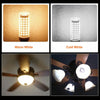 E14 15W 136 LEDs SMD 2835 Dimmable Corn Light Bulb, AC220-240V(Warm White Light)