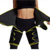 3 In 1 Hip Belt Girdle Exercise Bodybuilding Adjustable One-piece Waist Girdle, Size:S/M(Yellow)