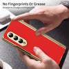 For Samsung Galaxy Z Fold3 5G Integrated AG Frosted Vacuum Plating Phone Case(Red)