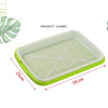 5 PCS Bean Sprout Germination Tray Soilless Culture Seedling Pot(Green)