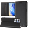 For Samsung Galaxy S21 Ultra 5G RC01 Dual-Folded Magnetic Suction RFID Leather Phone Case(Black)