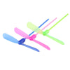 10 PCS Amazing LED Light Flying Bamboo Dragonfly Toy, Random Color Delivery