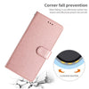 For Samsung Galaxy S25 Ultra 5G Silk Texture Horizontal Flip Leather Phone Case(Rose Gold)