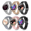 LOANIY CF80 1.08 Inch Heart Rate Monitoring Smart Bluetooth Watch, Color: Black Steel