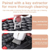 Q10S 10-in-1 Multifunctional Computer Phone Keyboard Cleaning Kit(White Orange without Liquid)