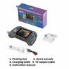 Q8 Handheld Game Console 3.0 Inch Screen Support TV Connection Built In 800 Games Singles Transparent Blue
