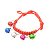 10x Cat Kitten Bells Adjustable Pet Collar Woven 18-32cm Random Colour