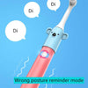 Electric Toothbrush Childrens Wrong Posture Correction Magnetic Suspension Sonic Toothbrush(Pink)