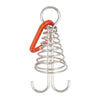 Outdoor Barracks Octopus Buckle Camping Deck Nail Stainless Steel Fixed Tent Rope Buckle
