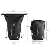 Rhinowalk Bicycle Backpack Full Waterproof Shelf Bag 25L Unilateral Frame Bag Long-distance Travel Bicycle Bag(Black Green)