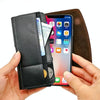5.2-6.5 inch Multifunctional Waist Bag Mobile Phone Leather Case(Black)