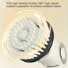 7 In 1 Electric Spin Scrubber Rechargeable Waterproof Floor Clean Bush with 23.6 Inch Adjustable Handle(Grey)