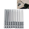 11pcs / Set 75mm Plum Blossom Hollow Bit Multifunctional Peeling Bit Set