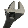 R DEER 0-20mm Carbon Steel Adjustable Spanner Professional Tools(Black)