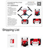 Sunnylife MM2-TZ452 For DJI Mini 2 Waterproof PVC Drone Body + Arm + Remote Control Decorative Protective Stickers Set(Carbon Pattern Red)