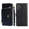 For Asus ZenFone 8 ZS590KS Zipper Bag PU + TPU Horizontal Flip Leather Phone Case(Black)