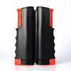 REGAIL Retractable Portable Table Tennis Net Rack(Black Red)