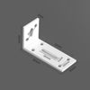 Thickened Angle Code Right Angle Hanging Cabinet Partition, Style: Small White
