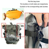 LONGHIKER Motorcycle Quick Release Waterproof Bumper Side Bag(Gray)