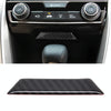 Carbon Fiber Trim Central Control Gears Shift Panel Decorative Sticker for Honda Civic 10th Gen 2016-2019
