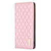 For Samsung Galaxy A56 5G Diamond Lattice Magnetic Leather Flip Phone Case(Pink)